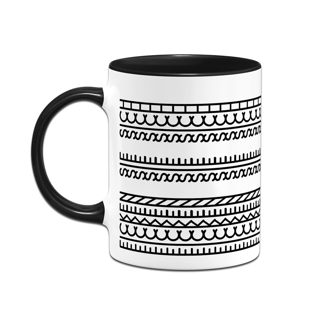 Tasse - Ficken Sie sich-Muster (Rundumdruck)