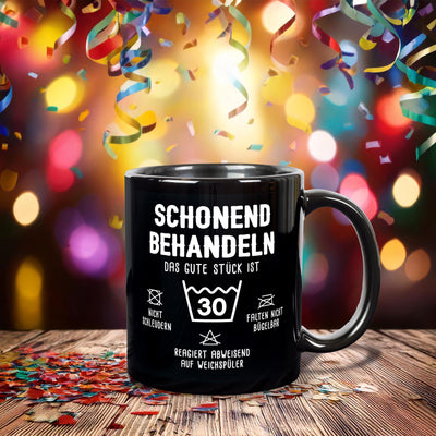 Tasse - Schonend behandeln - Zum Geburtstag - BL
