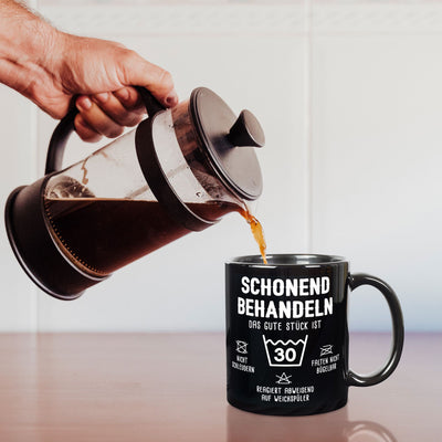 Tasse - Schonend behandeln - Zum Geburtstag - BL