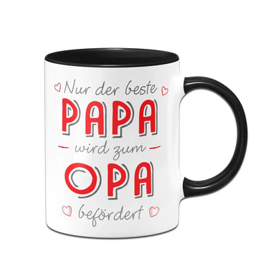 Bild: Tasse - Nur der beste Papa wird zum Opa befördert Geschenkidee