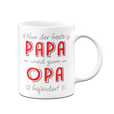 Bild: Tasse - Nur der beste Papa wird zum Opa befördert Geschenkidee