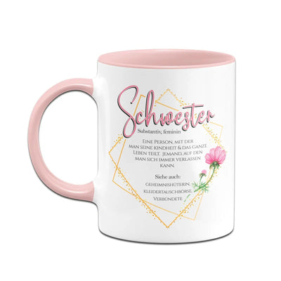 Bild: Tasse - Definition Schwester Geschenkidee