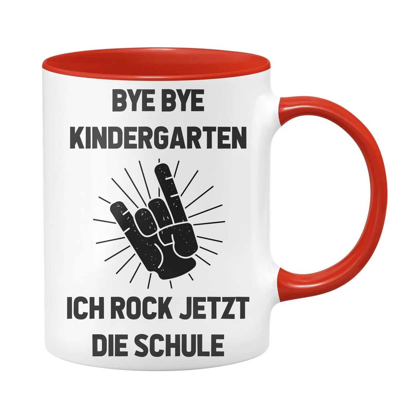 Bild: Tasse - Bye Bye Kindergarten Ich Rock jetzt die Schule Geschenkidee