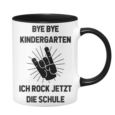 Bild: Tasse - Bye Bye Kindergarten Ich Rock jetzt die Schule Geschenkidee