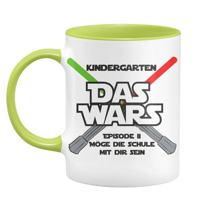 Bild: Tasse - Kindergarten DAS WARS Episode 2 Möge die Schule mit Dir sein Geschenkidee