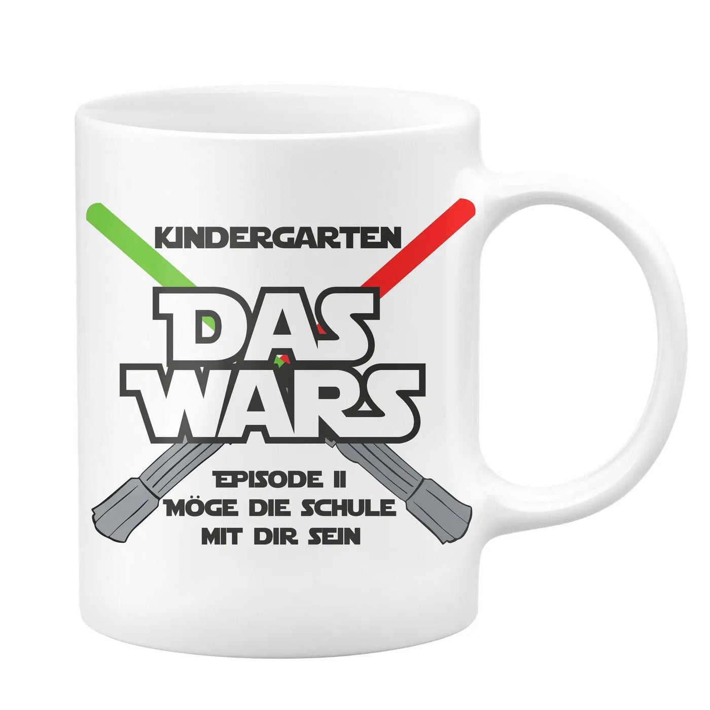 Bild: Tasse - Kindergarten DAS WARS Episode 2 Möge die Schule mit Dir sein Geschenkidee