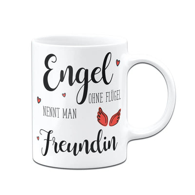 Bild: Tasse - Engel ohne Flügel nennt man Freundin Geschenkidee