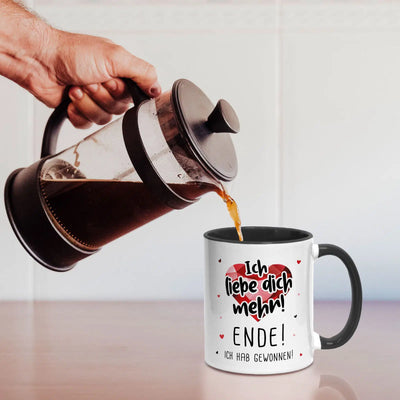 Tasse - Ich liebe dich mehr!