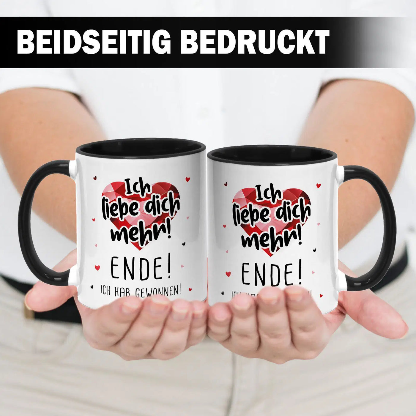 Tasse - Ich liebe dich mehr!