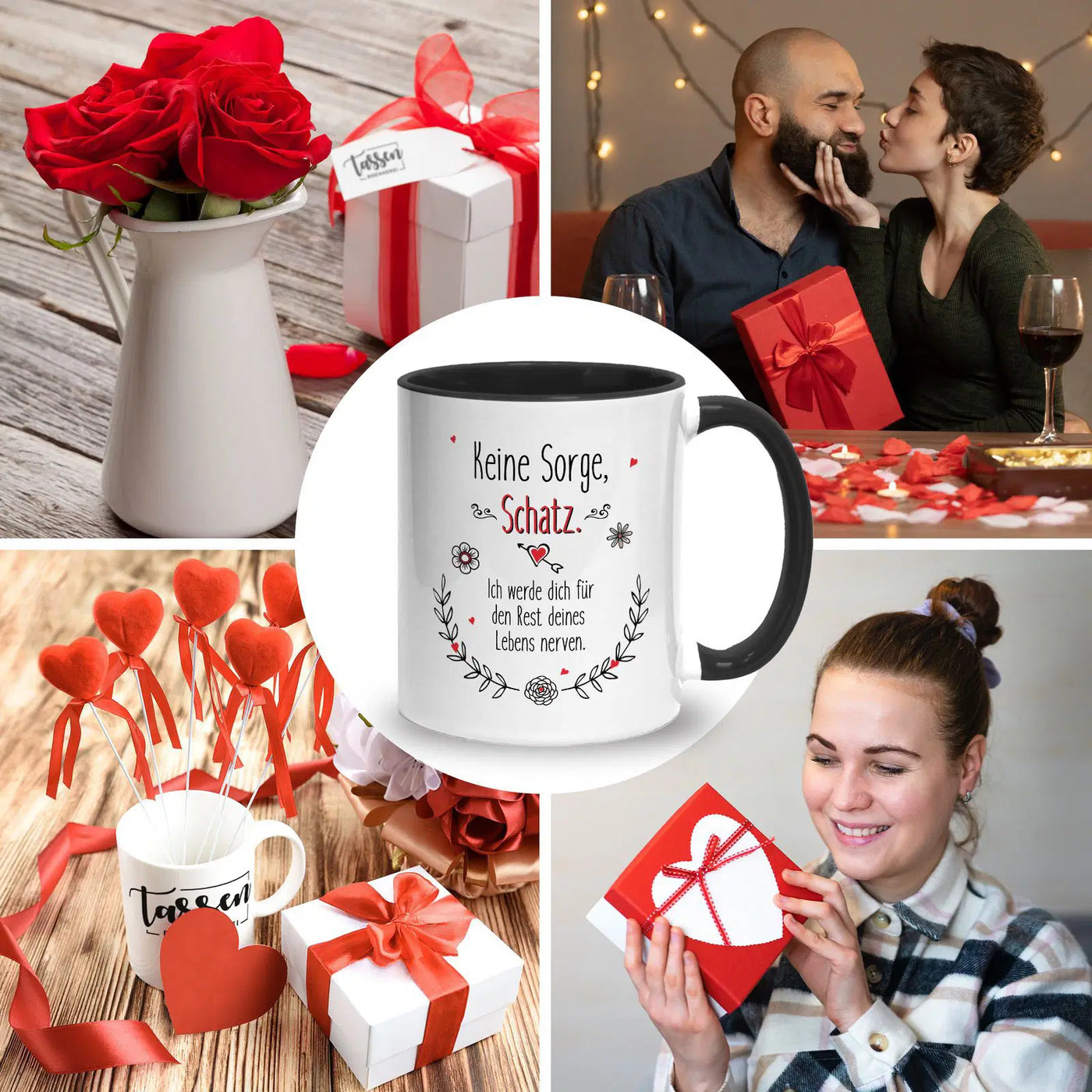 Tasse - Keine Sorge Schatz. Ich werde dich für den Rest deines Lebens nerven.