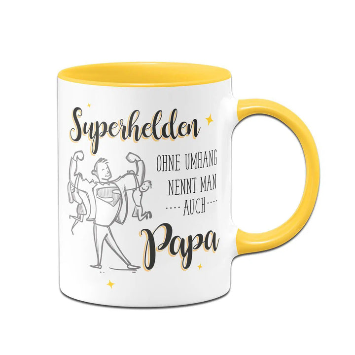 Personalisiert Superheld Tasse – „Nicht Jeder Superheld Trägt Einen Umhang“ – Bedruckt Mit Namen, 325 Ml, Spülmaschinenfest