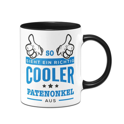 Bild: Tasse - So sieht ein richtig cooler Patenonkel aus Geschenkidee