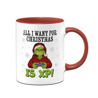 Tasse - Grinch - All I want for Christmas is XP!