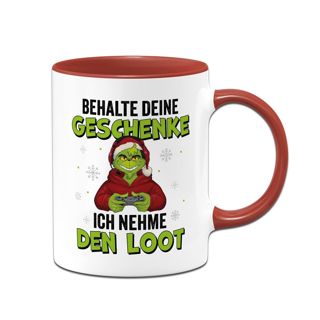 Tasse - Grinch - Behalte Deine Geschenke, ich nehme den Loot