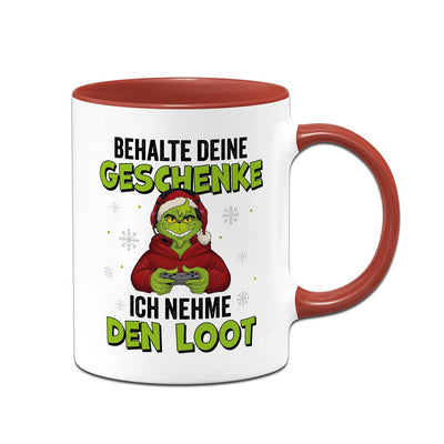 Tasse - Grinch - Behalte Deine Geschenke, ich nehme den Loot
