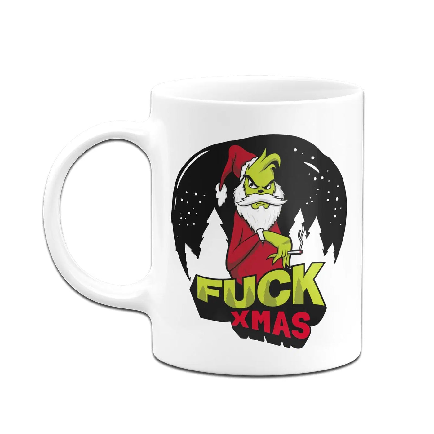 Bild: Tasse - Grinch - Fuck Xmas Geschenkidee