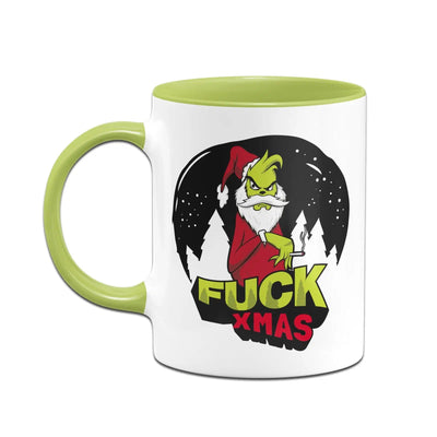 Bild: Tasse - Grinch - Fuck Xmas Geschenkidee