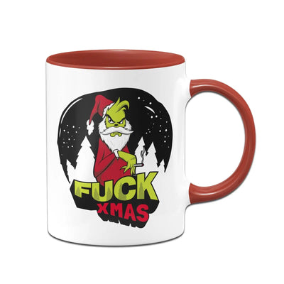 Bild: Tasse - Grinch - Fuck Xmas Geschenkidee