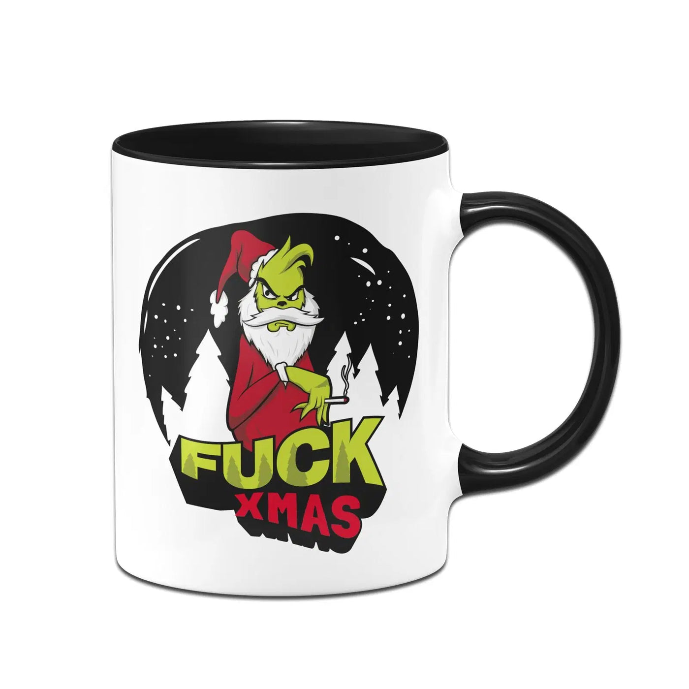 Bild: Tasse - Grinch - Fuck Xmas Geschenkidee