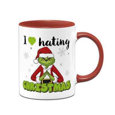 Tasse - Grinch - I love hating Christmas