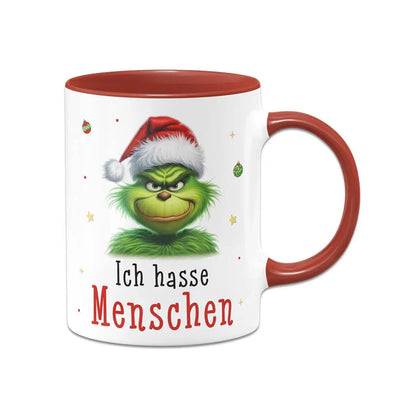 Bild: Tasse - Grinch - Ich hasse Menschen (CS) Geschenkidee