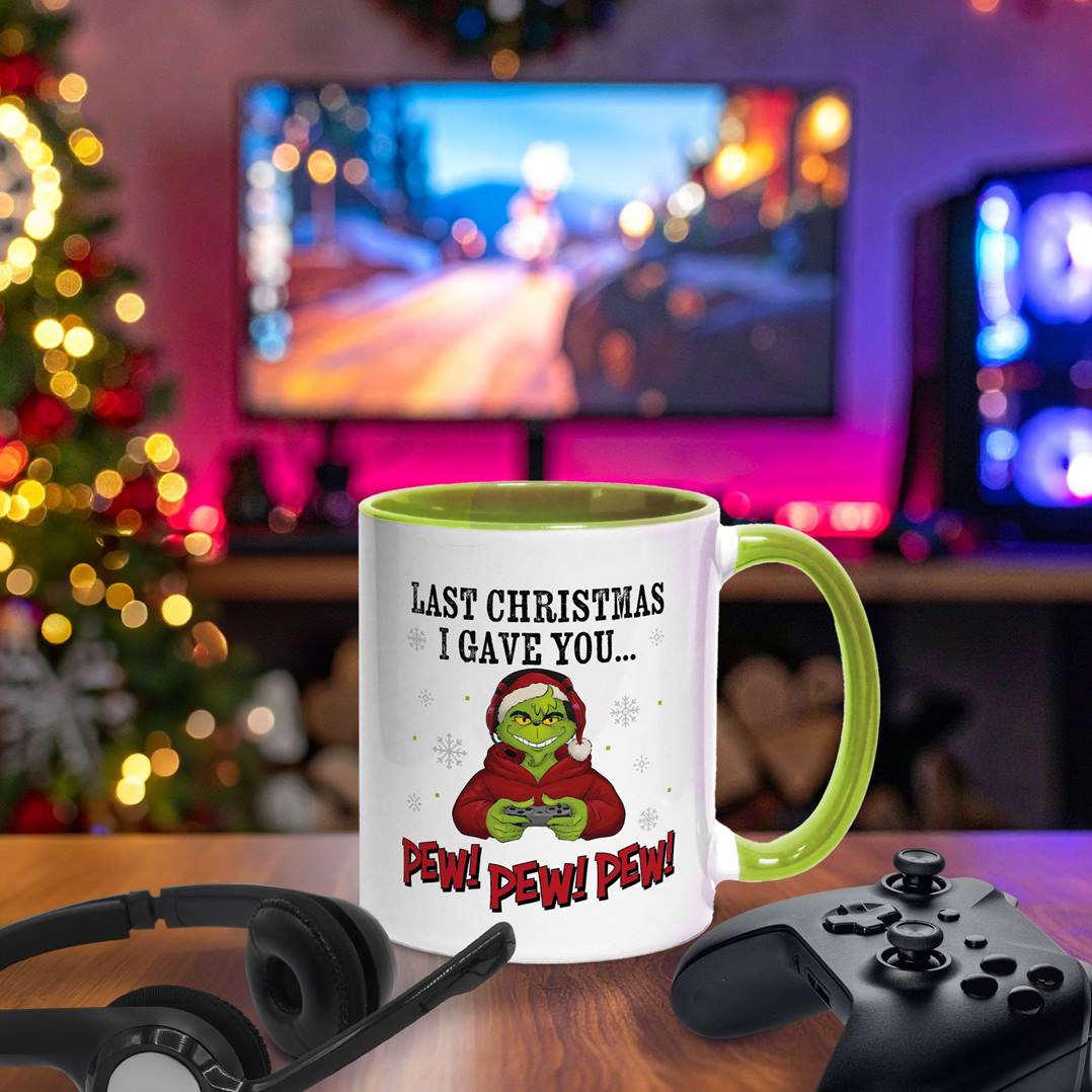 Tasse - Grinch - Last christmas I gave you... Pew! Pew! Pew!