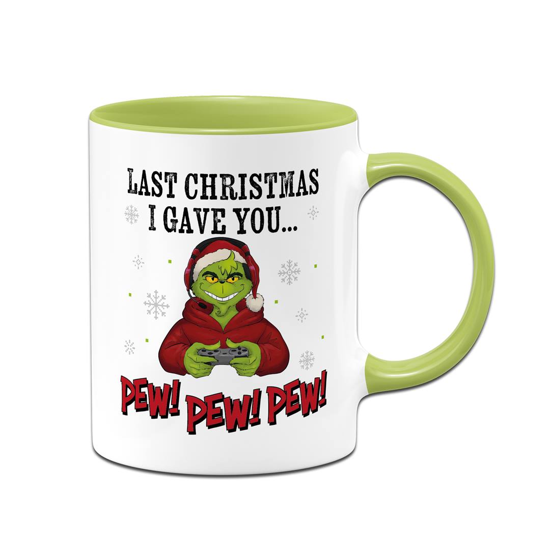 Tasse - Grinch - Last christmas I gave you... Pew! Pew! Pew!