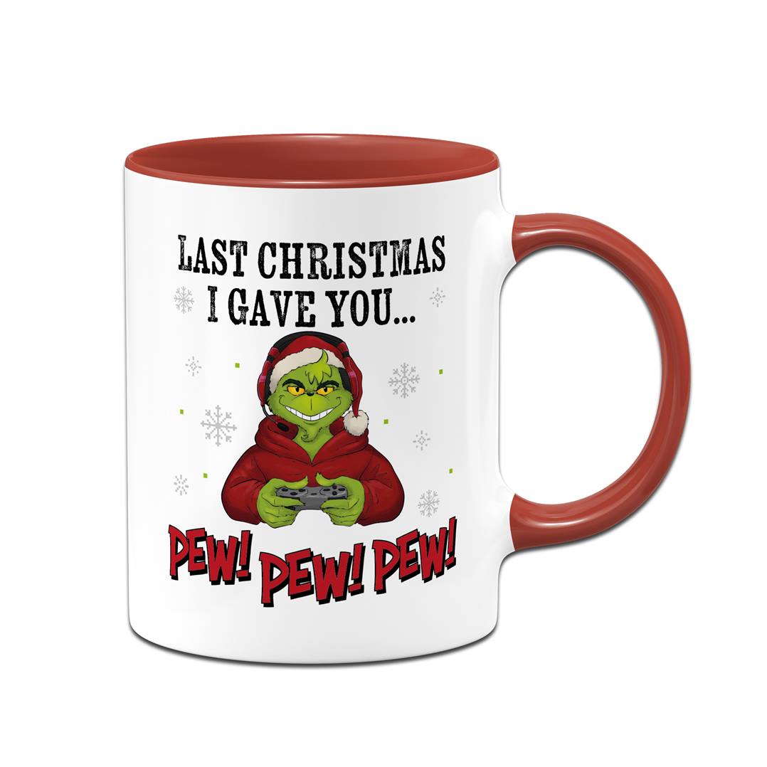 Tasse - Grinch - Last christmas I gave you... Pew! Pew! Pew!