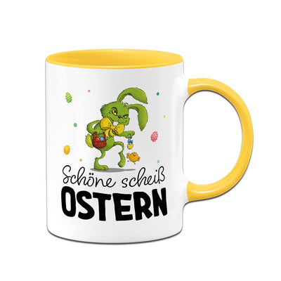 Tasse - Grinch Osterhase - Schöne scheiß Ostern
