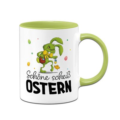 Tasse - Grinch Osterhase - Schöne scheiß Ostern