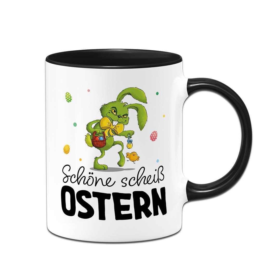 Tasse - Grinch Osterhase - Schöne scheiß Ostern