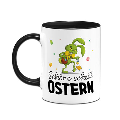 Tasse - Grinch Osterhase - Schöne scheiß Ostern