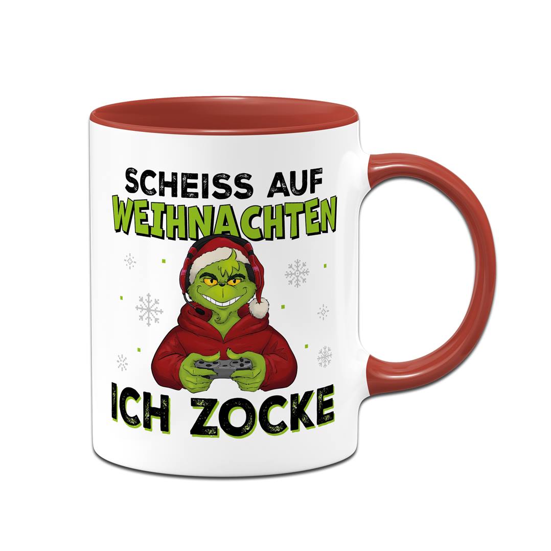 Tasse - Grinch - Scheiß auf Weihnachten, ich zocke