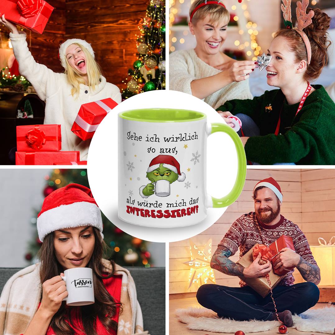 Tasse - Grinch - Sehe ich wirklich so aus, als würde mich das interessieren?