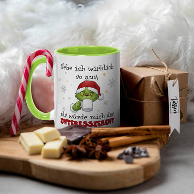 Tasse - Grinch - Sehe ich wirklich so aus, als würde mich das interessieren?