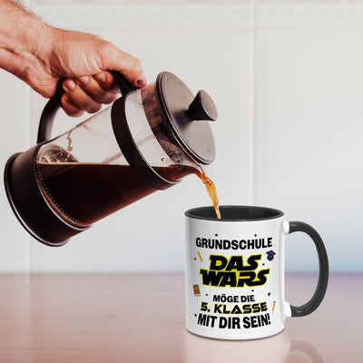 Tasse - Grundschule Das Wars - Möge die 5. Klasse mit Dir sein!