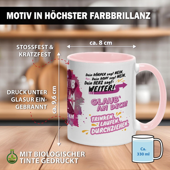 Tasse - Halbmarathon-Motivationstasse