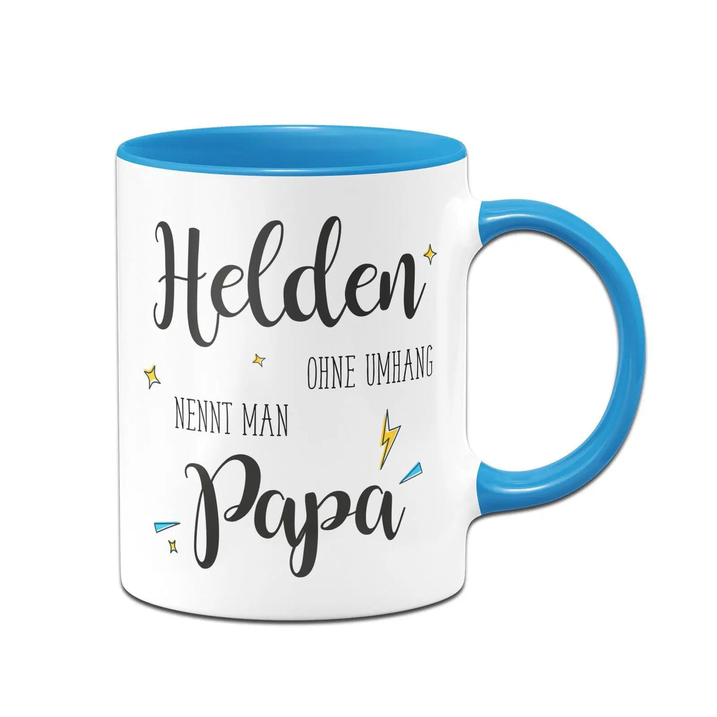 Bild: Tasse - Helden ohne Umhang nennt man Papa Geschenkidee