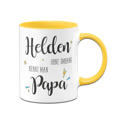 Bild: Tasse - Helden ohne Umhang nennt man Papa Geschenkidee