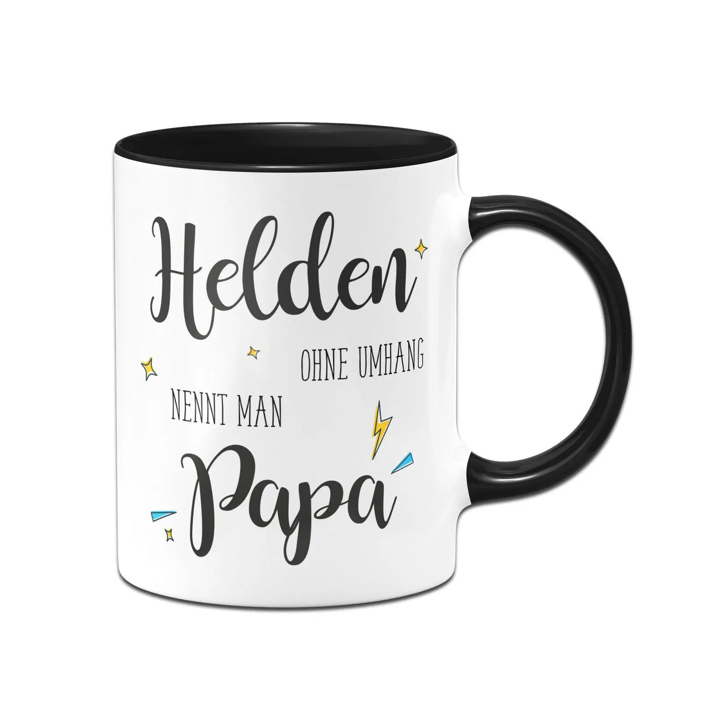 Bild: Tasse - Helden ohne Umhang nennt man Papa Geschenkidee
