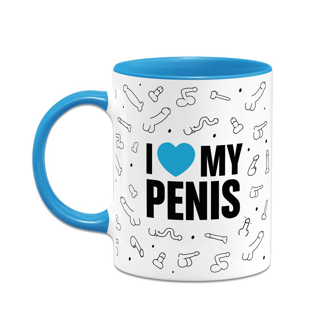 Tasse - I love my Penis (Pimmel-Rundumdruck)