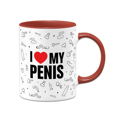 Tasse - I love my Penis (Pimmel-Rundumdruck)