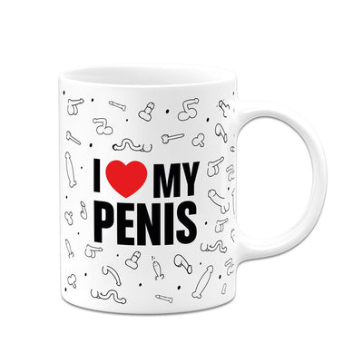 Tasse - I love my Penis (Pimmel-Rundumdruck)