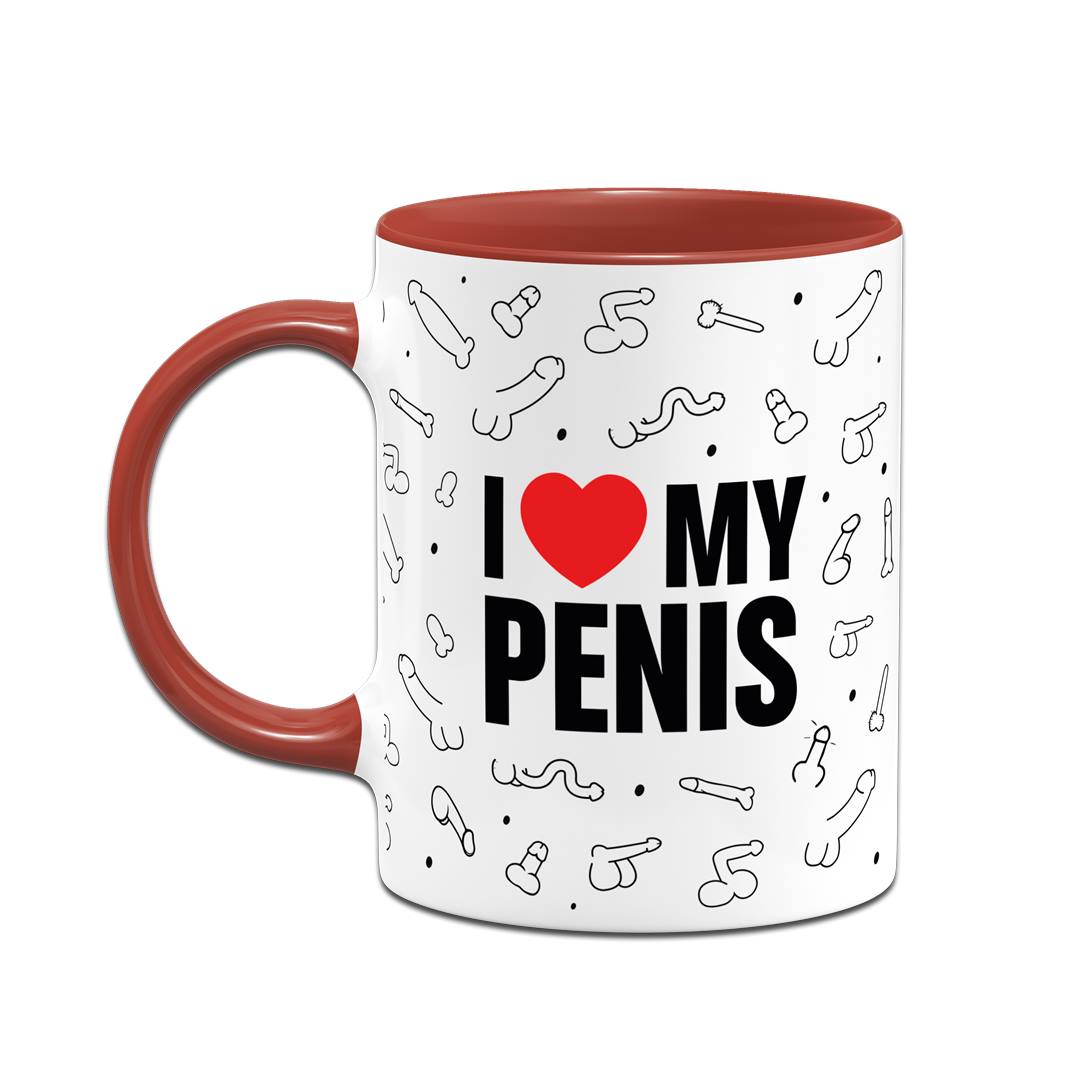 Tasse - I love my Penis (Pimmel-Rundumdruck)