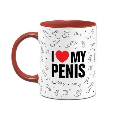 Tasse - I love my Penis (Pimmel-Rundumdruck)