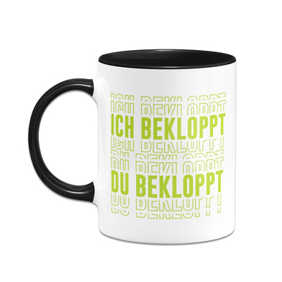 Tasse - Ich bekloppt Du bekloppt (3D Effekt)