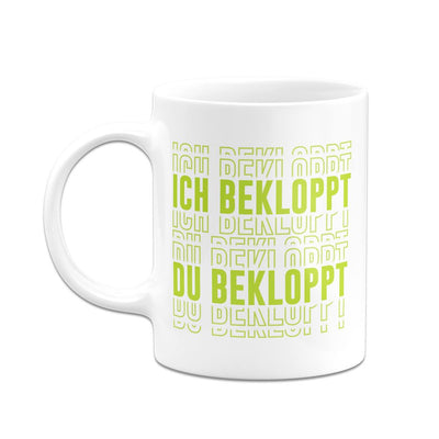 Tasse - Ich bekloppt Du bekloppt (3D Effekt)