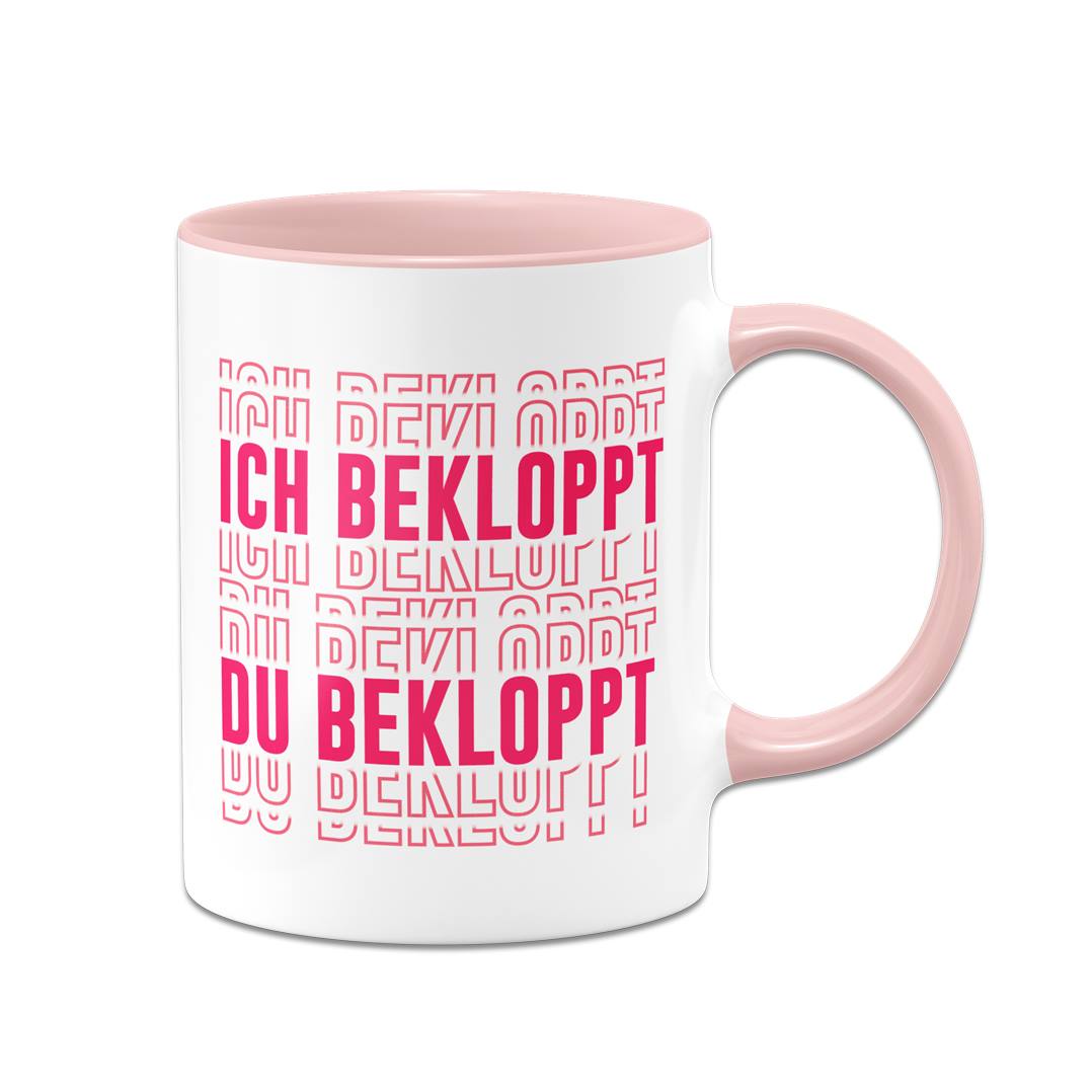 Tasse - Ich bekloppt Du bekloppt (3D Effekt)