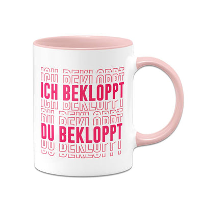 Tasse - Ich bekloppt Du bekloppt (3D Effekt)