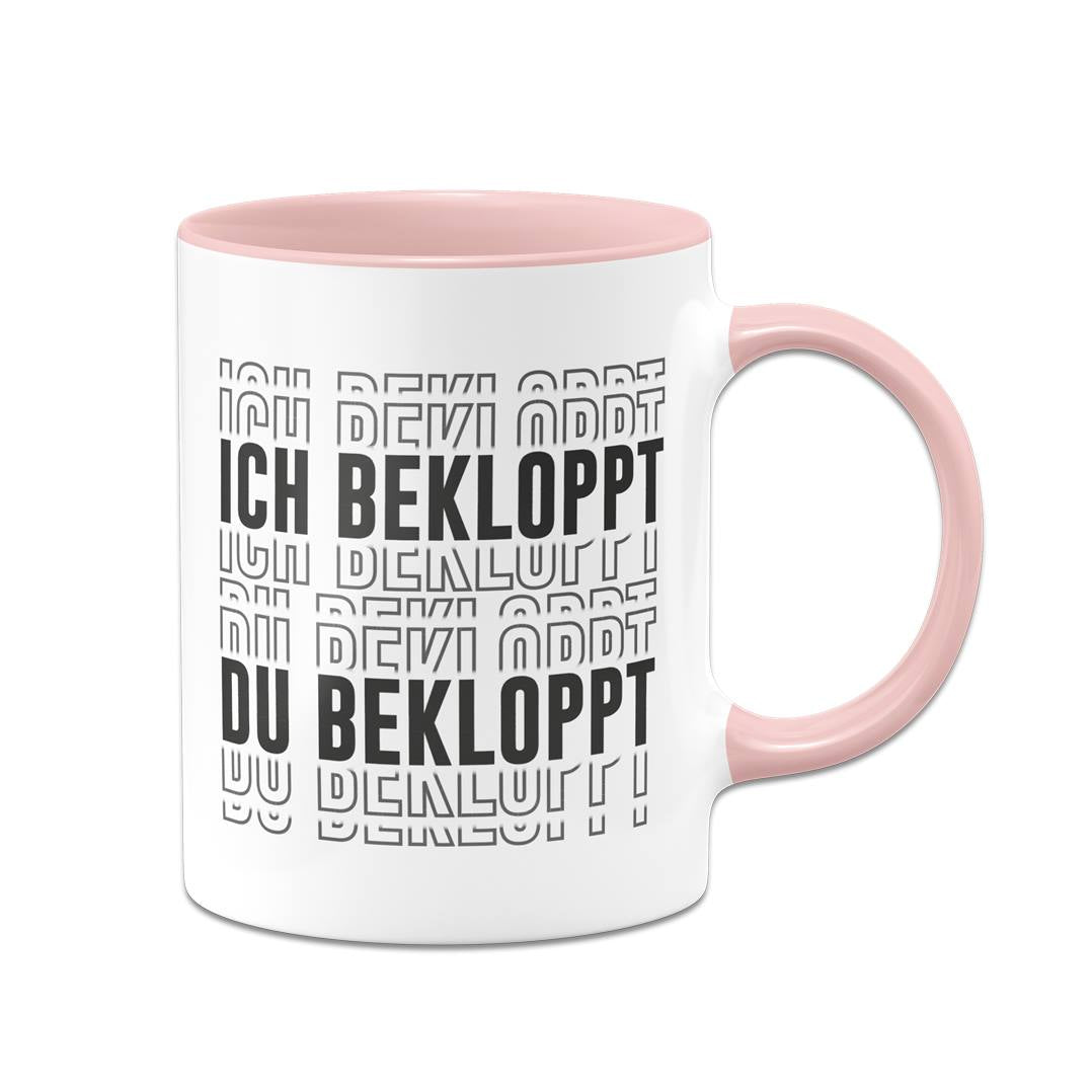 Tasse - Ich bekloppt Du bekloppt (3D Effekt)